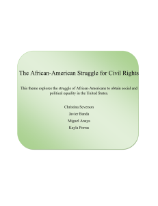 7th Period - The African-American Struggle for Civil Rights