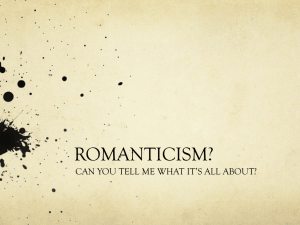 romanticism? - extendedmetaphor