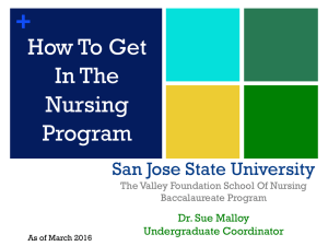 Advising Slides 2016 - San Jose State University