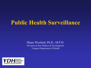 Public Health Surveillance