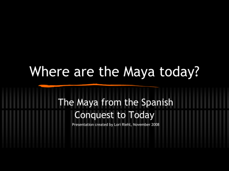 where-are-the-maya