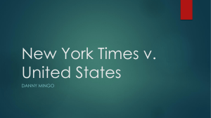 New York Times v. United States