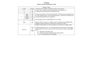 AP Biology 3rd Quarter Goals