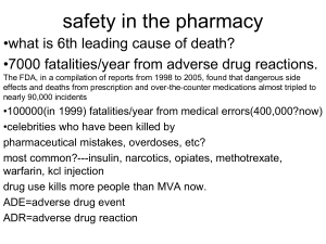 safety in the pharmacy