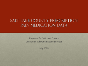 Prescription Narcotic Misuse and Abuse Focus Groups