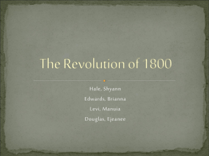 The Revolution of 1800