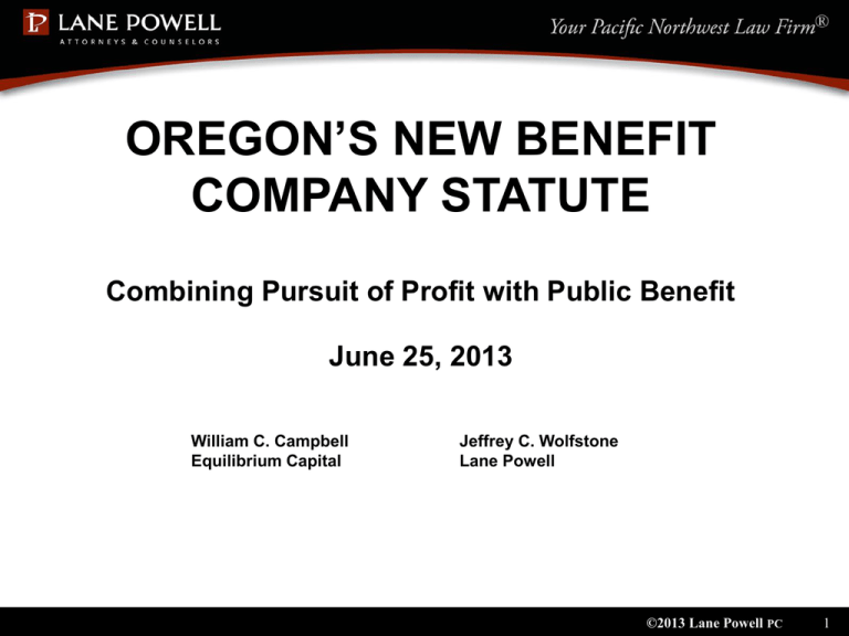 What Is A Benefit Company 