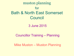 Development Plans - Bath & North East Somerset Council