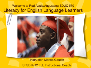 2 & #3 ENL Literacy