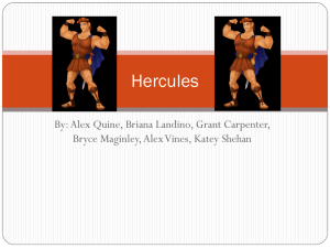 Hercules - Ms. Garrison