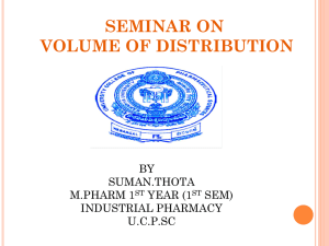 Volume Of Distribution