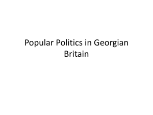 Popular Politics - University of Warwick