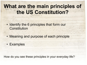 6 Principles of Government PP