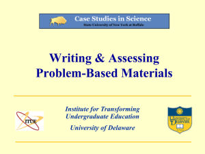 Using Assessment to Understand Students Better with Problems and