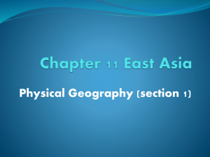 Chapter 11 East Asia