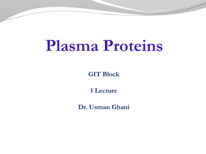 08 Plasma Proteins