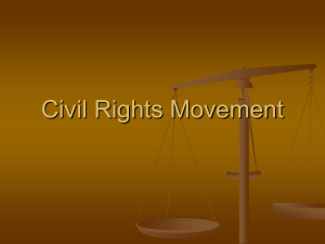 Baby Boomers and Civil Rights Movement