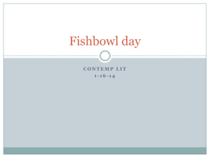 Fishbowl day - ContemporaryLitCVHS