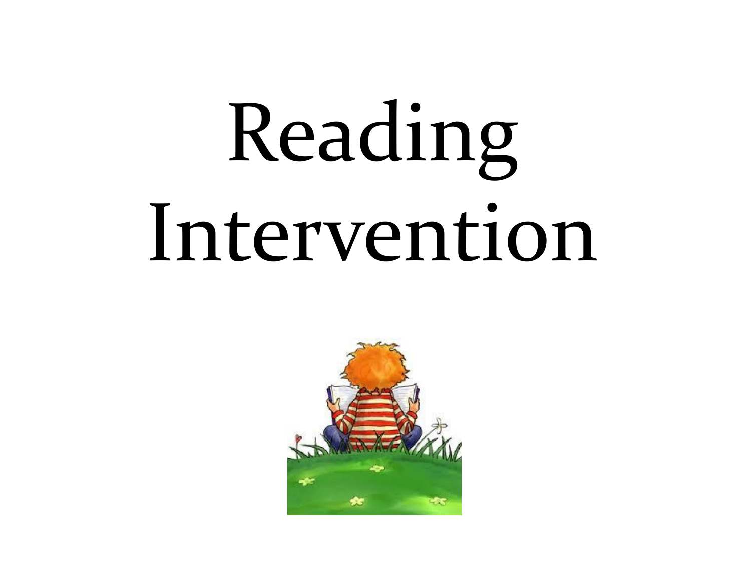 reading intervention case study examples