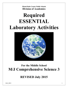 Grade Eight - Science - Miami