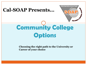 Transfer Options - San Diego and Imperial Counties Cal-SOAP