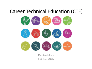 Career Technical Education (CTE)