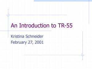 A Brief Introduction to TR-55