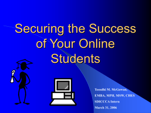 Securing the Success of Your On