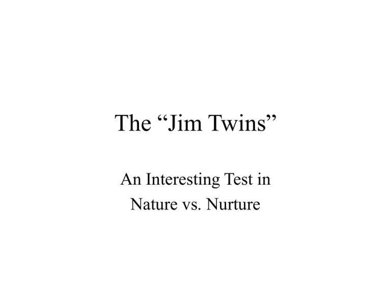 The Jim Twins 