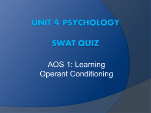 Operant_SWAT Quiz