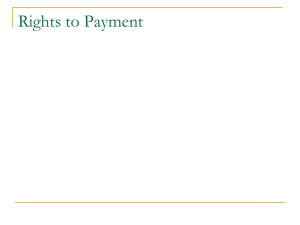 Rights to Payment