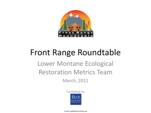 team methodology - Front Range Roundtable