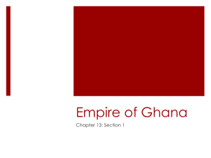 Empire of Ghana - Mrs. Lucas's Social Studies Site