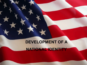 Development of National Identity