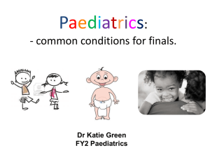 Paediatrics