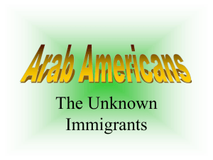 Arab Americans - Muhlenberg College