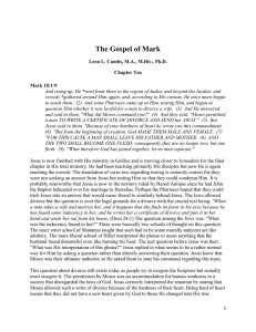Mark Chapter 10 as a word document.