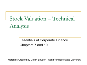 4-Stock Valuation-Technical Analysis