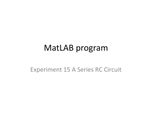 MatLAB program