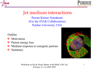 Jet-medium interactions - Department of Theoretical Physics