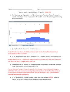 Quiz #1 Solutions