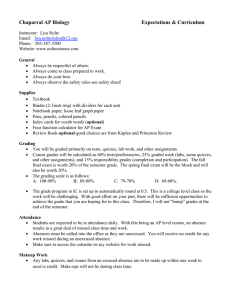 AP Biology Syllabus 2015