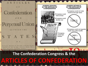Articles of confederation