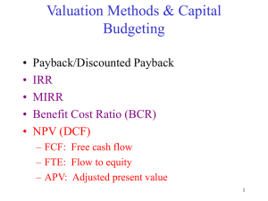 Time Value of Money