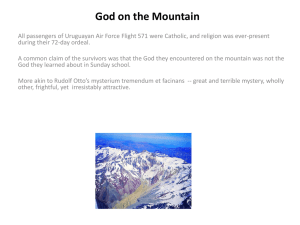 God on the mountain