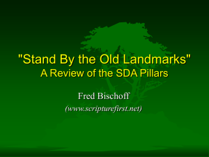 PowerPoint Presentation - "Stand By the Old Landmarks"