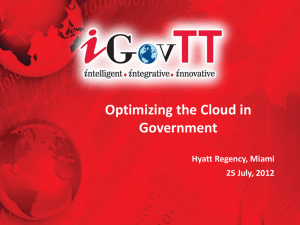 Optimizing the Cloud in Government