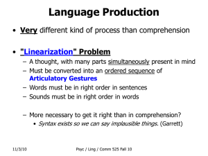 Language Production Lecture 110310