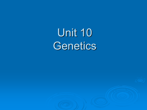 Non-Mendelian Genetics