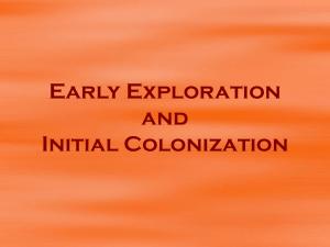 Early Exploration and Colonization